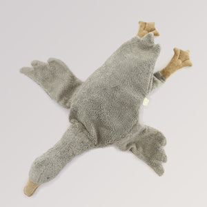 Kuscheltier & Wärmekissen Gans klein in grau von Senger Naturwelt