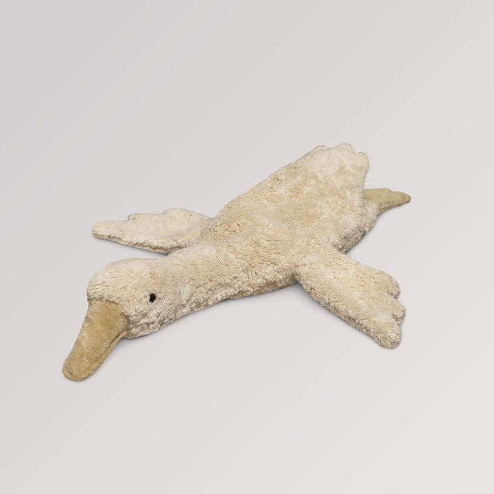 Kuscheltier kleine Gans im Farbton leinen von Senger Naturwelt