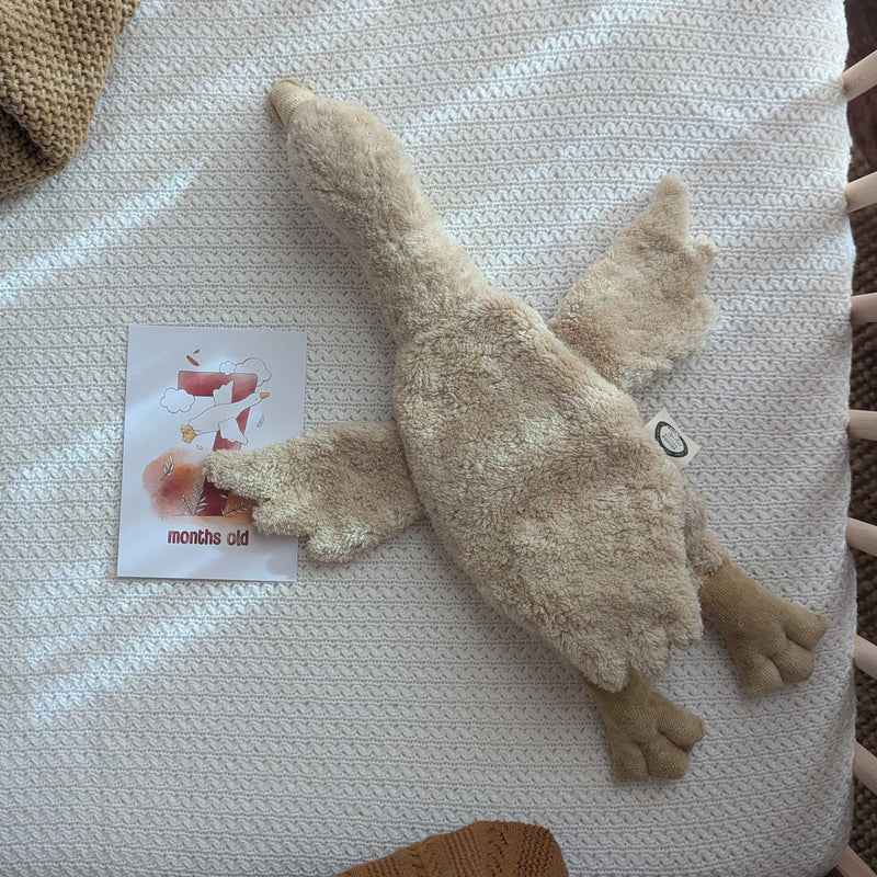 Kuscheltier kleine Gans im Farbton leinen von Senger Naturwelt