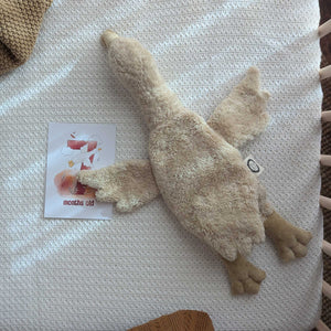 Kuscheltier kleine Gans im Farbton leinen von Senger Naturwelt