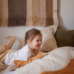 Kuscheltier & Wärmekissen Gans klein in Rost von Senger Naturwelt