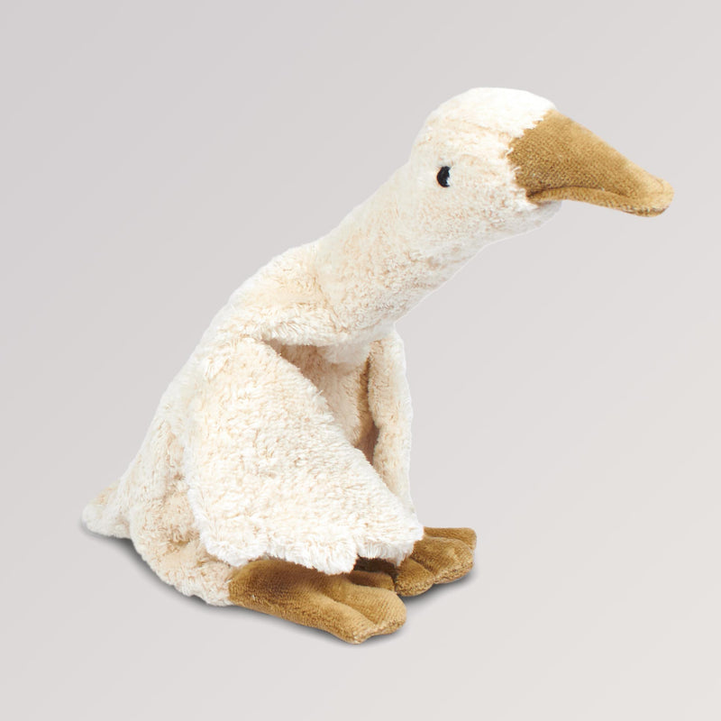 Kuscheltier & Wärmekissen Gans klein in weiß von Senger Naturwelt