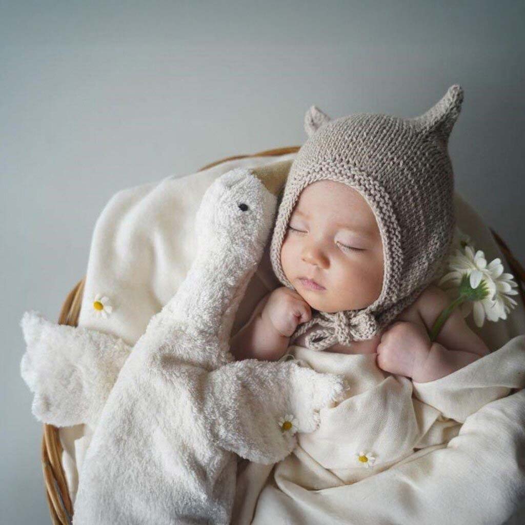 Kuscheltier & Wärmekissen Gans klein in weiß von Senger Naturwelt