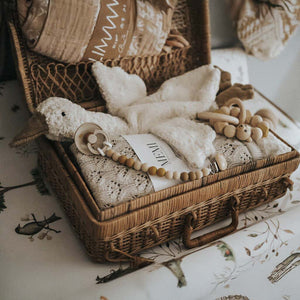 Kuscheltier & Wärmekissen Gans klein in weiß von Senger Naturwelt