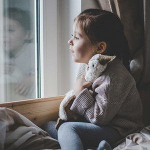 Kuscheltier & Wärmekissen Gans klein in weiß von Senger Naturwelt