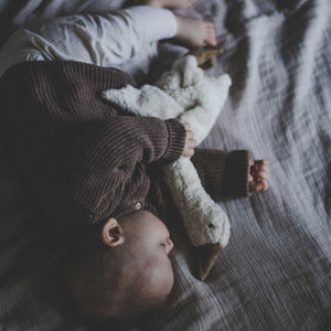 Kuscheltier & Wärmekissen Gans klein in weiß von Senger Naturwelt