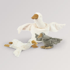 Kuscheltier & Wärmekissen Gans klein in weiß von Senger Naturwelt