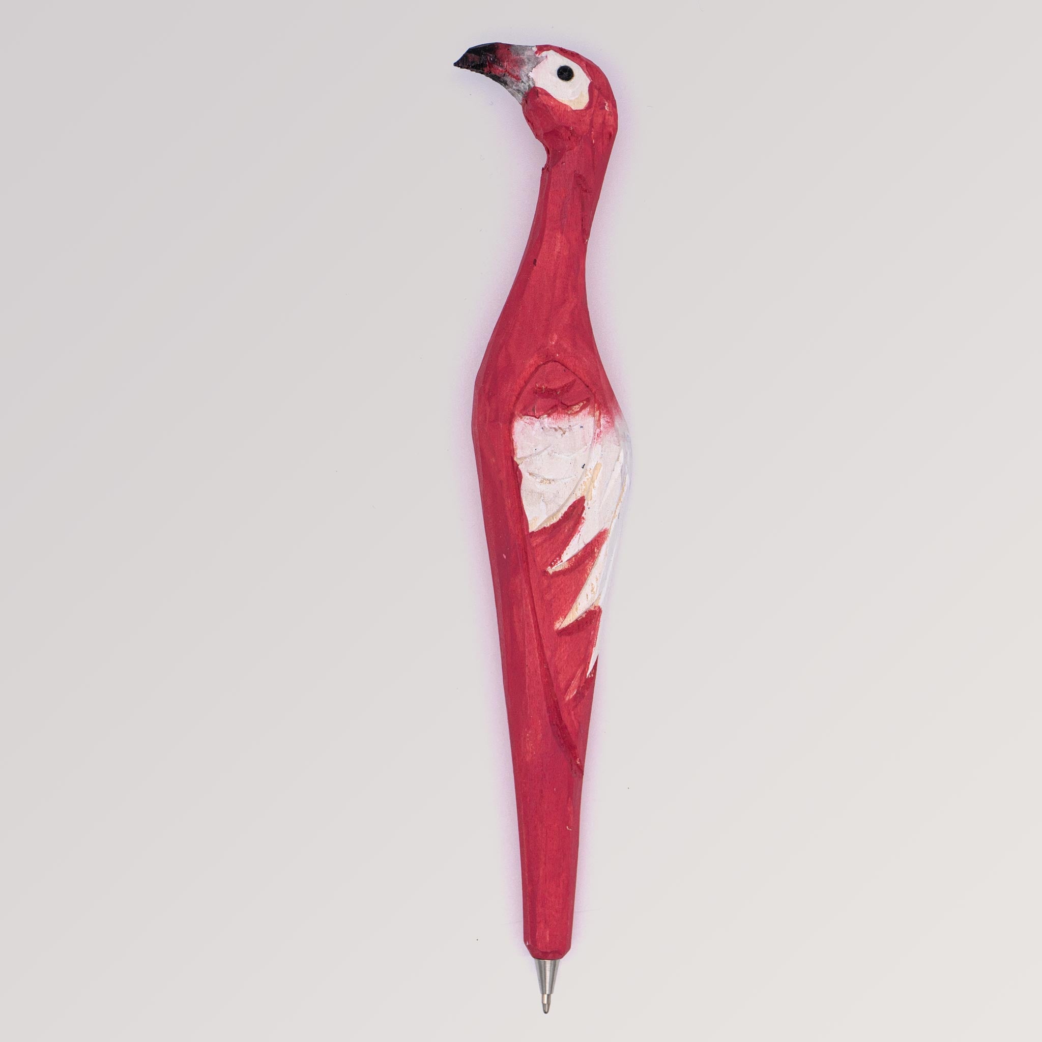 Holzkugelschreiber Flamingo von Tierkopfstift