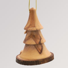 Krippe Weihnachtsbaum Anhänger klein - Olivenholz Baumschmuck von Weihnachtsdeko aus Betlehem