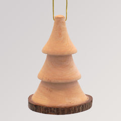 Krippe Weihnachtsbaum Anhänger klein - Olivenholz Baumschmuck von Weihnachtsdeko aus Betlehem