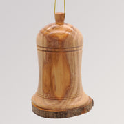 Krippe Weihnachtsglocke - Olivenholz Baumschmuck Anhänger von Weihnachtsdeko aus Betlehem