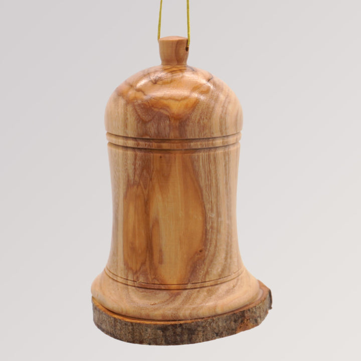 Krippe Weihnachtsglocke - Olivenholz Baumschmuck Anhänger von Weihnachtsdeko aus Betlehem