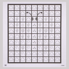 Ausmalbuch Kinder - Mosaik - Malen nach Symbolen von Buki