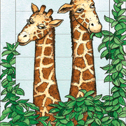 Ziehkarte - Giraffen von Bärenpresse