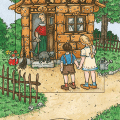 Ziehkarte - Hänsel und Gretel von Bärenpresse