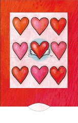 Ziehkarte - Herz Hochzeit von Bärenpresse