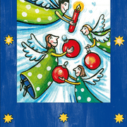 Ziehkarte - Weihnachtsengel von Bärenpresse