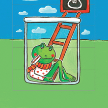 Ziehkarte - Wetterfrosch von Bärenpresse