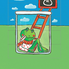 Ziehkarte - Wetterfrosch von Bärenpresse