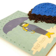 Klappkarte mit Blumensamen - Kopf hoch von Die Stadtgärtner