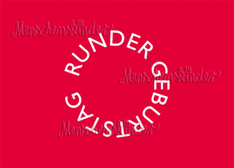 Postkarte - Runder Geburtstag von Discordia