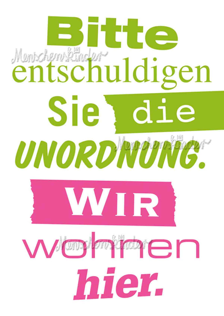 Postkarte - Unordnung von Discordia