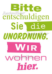 Postkarte - Unordnung von Discordia