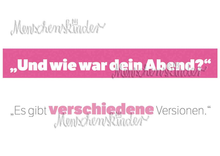 Postkarte - Verschiedene Versionen… von Discordia