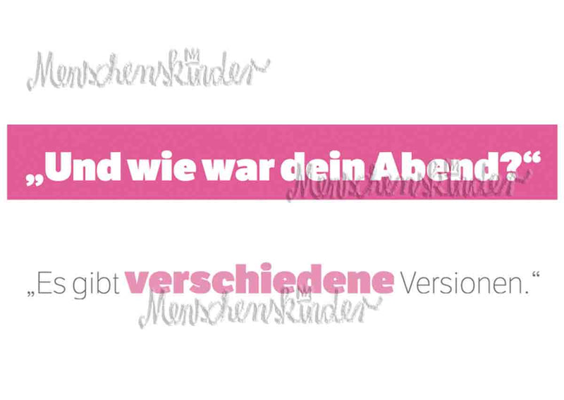 Postkarte - Verschiedene Versionen… von Discordia