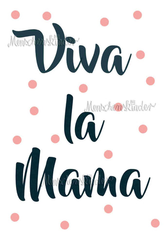 Postkarte - Viva la Mama von Discordia