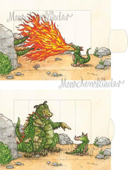 Ziehkarte - Drachenpower (Klappkarte) von Discordia