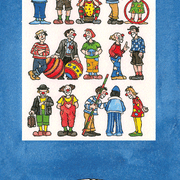 Ziehkarte - Happy Birthday - Clownsday (Klappkarte) von Discordia