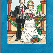 Ziehkarte - Hochzeit (Klappkarte) von Discordia