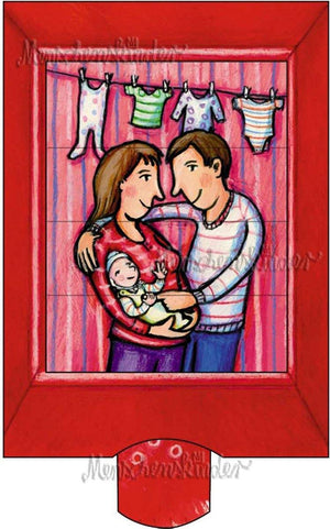 Ziehkarte - Kindersegen (Klappkarte) von Discordia