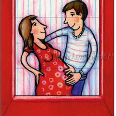 Ziehkarte - Kindersegen (Klappkarte) von Discordia