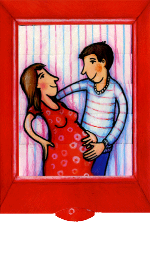 Ziehkarte - Kindersegen (Klappkarte) von Discordia