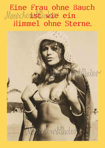 Postkarte - Himmlischer Bauch von Filou & Sophie