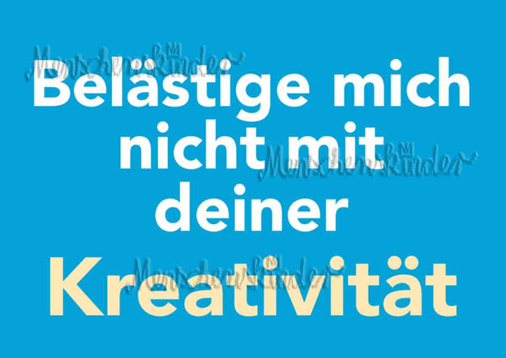Postkarte - Kreativität von Filou & Sophie