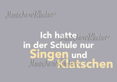 Postkarte - Singen und Klatschen von Filou & Sophie