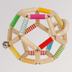 Greifling Elastik Ball, gestreift, 11cm von goki