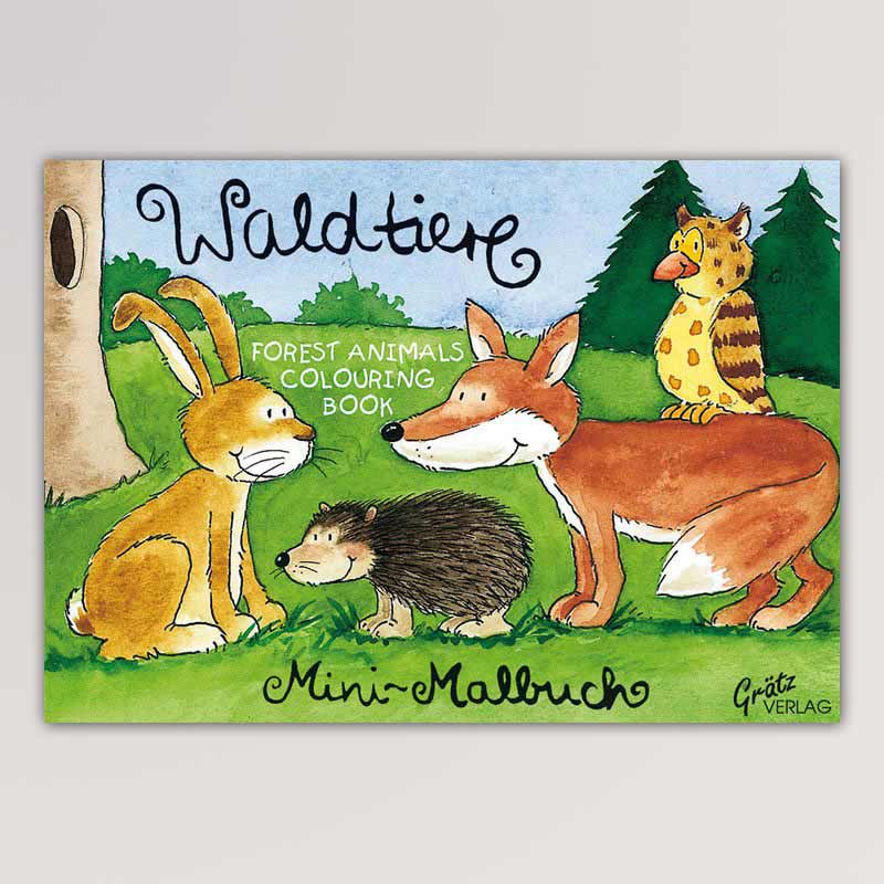 Mini- Malbuch Waldtiere von Grätz Verlag