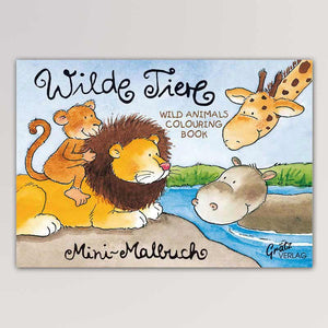 Mini- Malbuch Wilde Tiere von Grätz Verlag