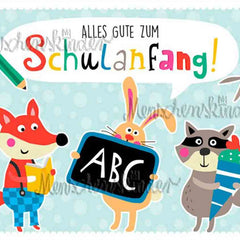 Postkarte - Einschulung von Grätz Verlag