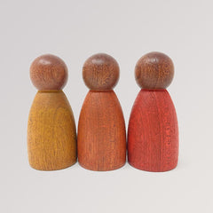 3 Dark Warm Nins - dunkle Rottöne von Grapat