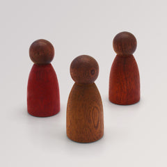 3 Dark Warm Nins - dunkle Rottöne von Grapat