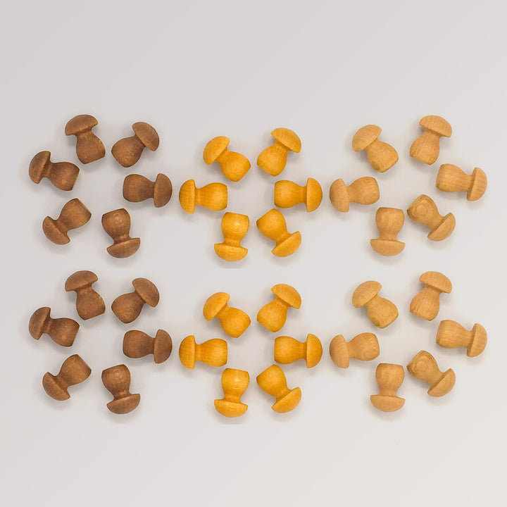 Mandala Little Mushroom - kleine Pilze von Grapat