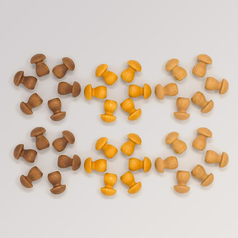 Mandala Little Mushroom - kleine Pilze von Grapat