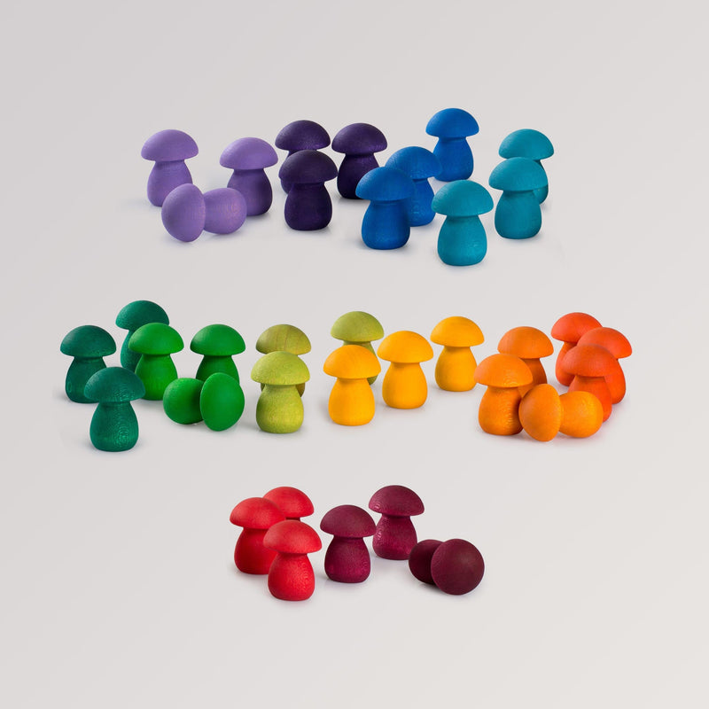 Mandala Rainbow Mushrooms - Regenbogen-Pilze von Grapat
