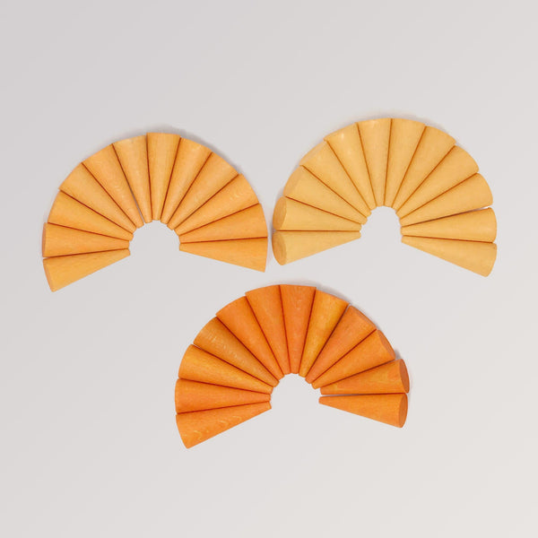 Mandala Orange Cone - Kegel orange von Grapat