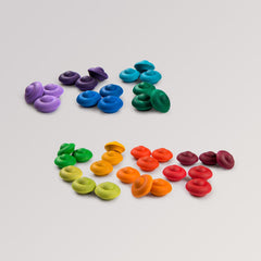 Mandala Rainbow Flowers - 36 Regenbogen-Blumen von Grapat